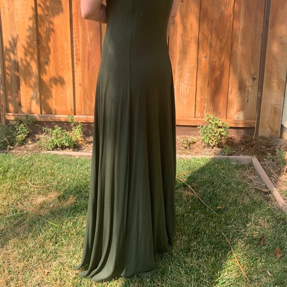 Michael Kors Maxi Green Dress - Picture 2 of 7
